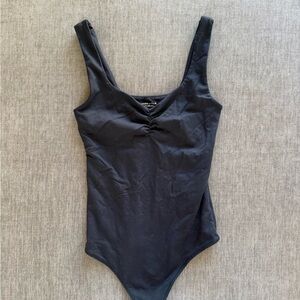 Abercrombie Black Sweetheart Neck Bodysuit
